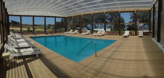 Cabañas con piscina temperada en Pichilemu